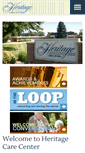 Mobile Screenshot of heritagefairbury.com